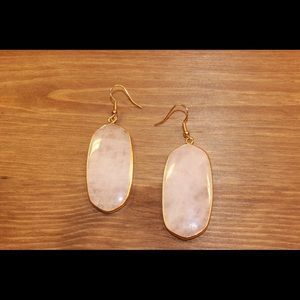 Pink and Gold Earrings